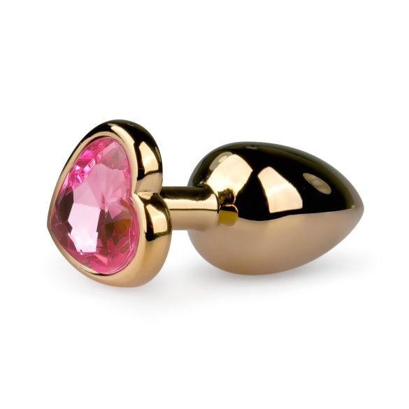 Easytoys Metal Nr.3 - anālais spraudnis - zelta-rozā (2,5 cm)