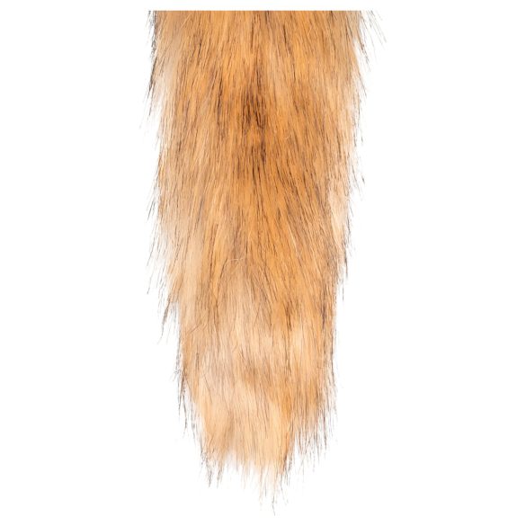 Easytoys Fox NO1 - metāla anālais spraudnis ar lapsas asti (sudrabs-sarkans)