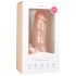 Easytoys - piesūceknis, sēklinieku dildo (17,5 cm) - dabīgs