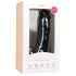 Easytoys - ar piesūcekni, sēkliniekiem dildo (20cm) - melns