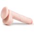 Easytoys - piesūcekņa ar sēkliniekiem lielais dildo (26,5cm) - dabīgs