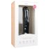 Easytoys - piesūcekņa liels dildo ar sēkliniekiem (26,5 cm) - melns