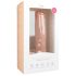 Easytoys - piesūcekņa paliktnis, liels dildo (29,5 cm) - dabīgs
