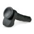 Easytoys - piesūcekņa liels dildo ar sēkliniekiem (29,5 cm) - melns
