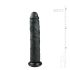 Easytoys - piesūceknis extra liels dildo (28,5 cm) - melns