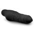 Easytoys Power Vibe – normāls silikona dzimumlocekļa vibrators (melns)