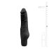 Easytoys Power Vibe – normāls silikona dzimumlocekļa vibrators (melns)