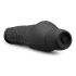 Easytoys Power Vibe – normāls silikona dzimumlocekļa vibrators (melns)