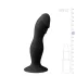 Easytoys - dildo ar galviņu un piesūcekni melns