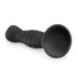 Easytoys Rievots - piesūcekņa anālais dildo (14 cm) - melns