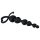 EasyToys - pērļu anālais dildo (melns)