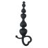 EasyToys - pērļu anālais dildo (melns)