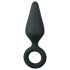 Easytoys Pointy Plug S - anālais spraudnis (melns) - mazs