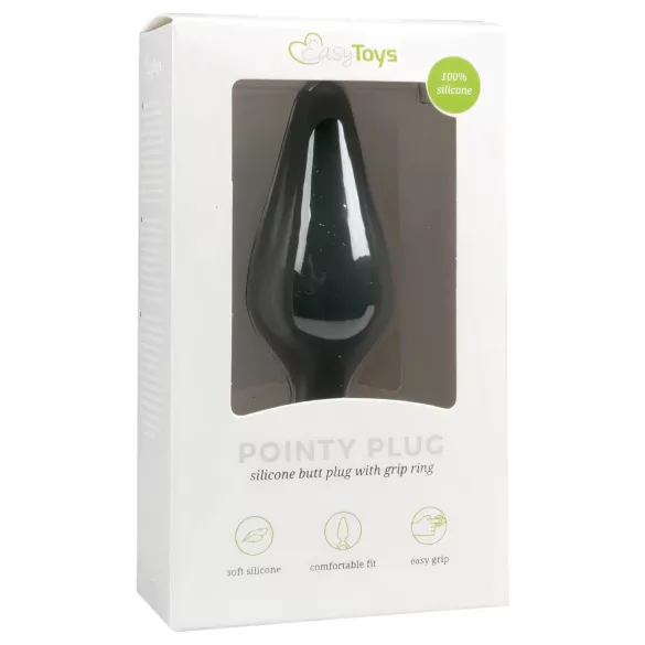 Easytoys anālais aizbāznis maza izmēra melns