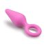 Easytoys Pointy Plug S - anālais korķis (rozā) - mazs