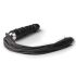 Easytoys Flogger - Vienota Pātagas un Silikona Dildo Komplekts (Melns)