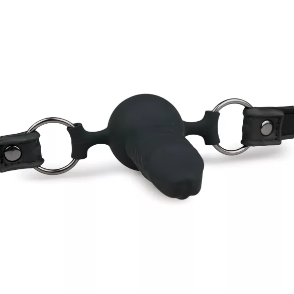Easytoys - mutes aizbāznis ar dildo iekšpusē melns