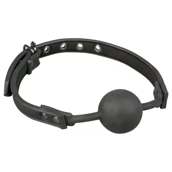 EasyToys - silikona mutes aizbāznis ar bumbiņu (melns)