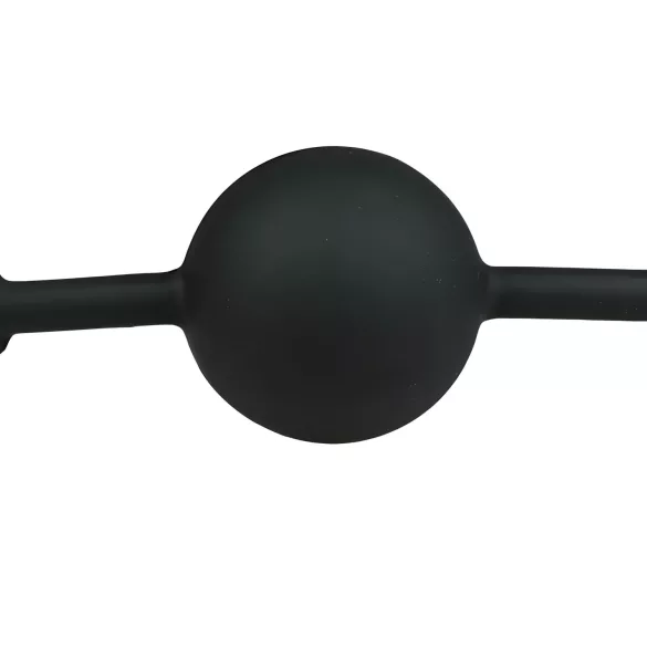 EasyToys - silikona mutes aizbāznis ar bumbiņu (melns)