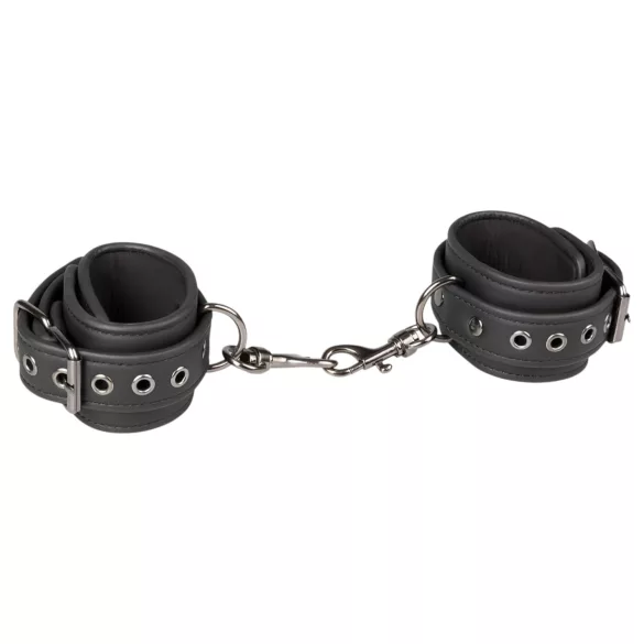 Easytoys - mākslīgās ādas roku dzelži melni