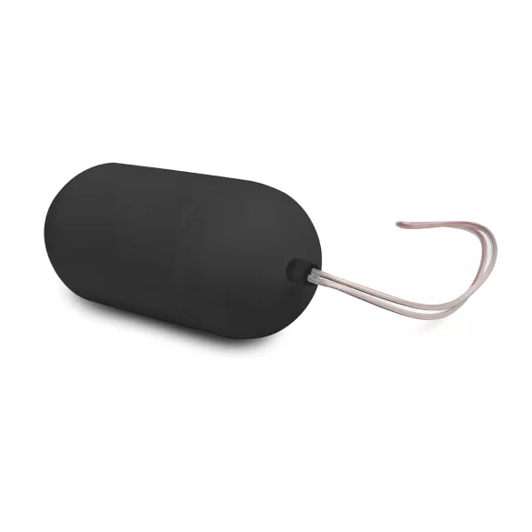 EasyToys - valkājama tālvadības vibrējošā ola (melnā krāsā)
