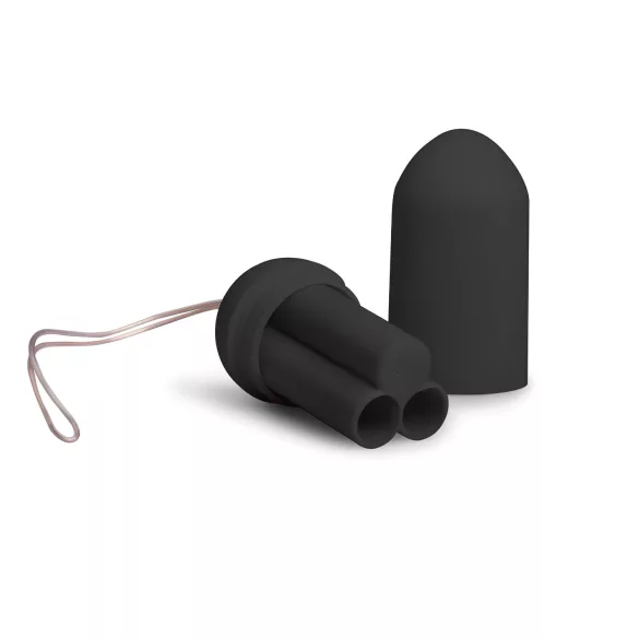 EasyToys - valkājama tālvadības vibrējošā ola (melnā krāsā)