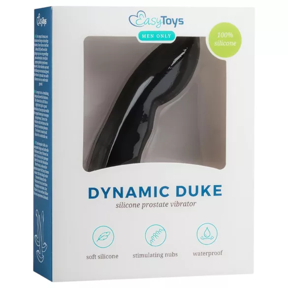 Easytoys Dynamic Duke - prostatas vibrators (melns)