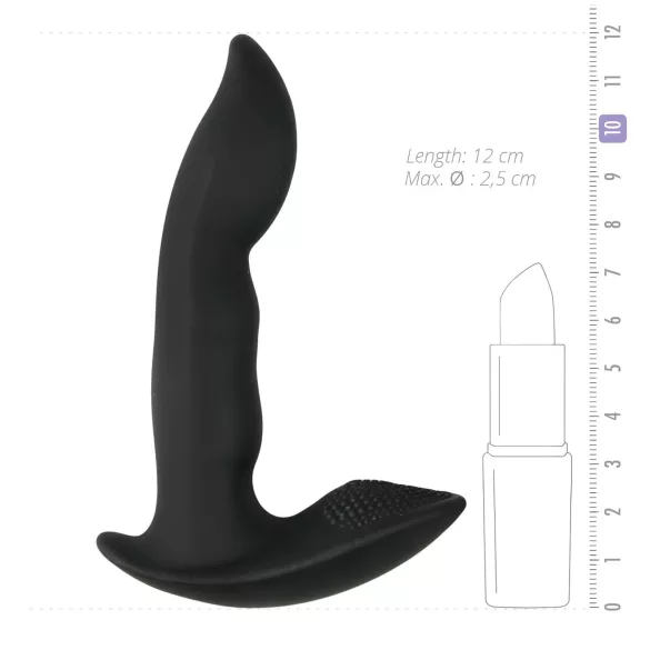 Easytoys Dynamic Duke - prostatas vibrators (melns)