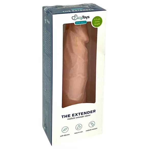 Easytoys - Flesh - dzimumlocekļa pagarinātājs (dabīgs) - 18 cm
