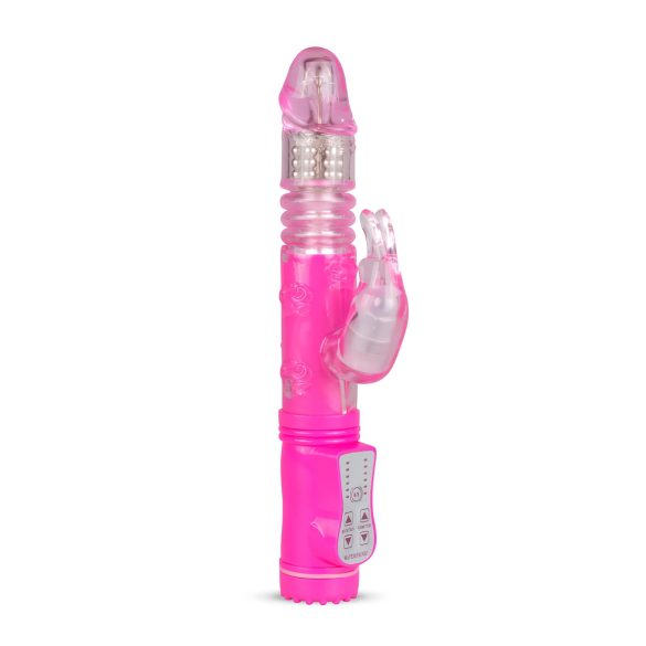 Easytoys Bunny - vibrators ar triecienu funkciju (rozā)