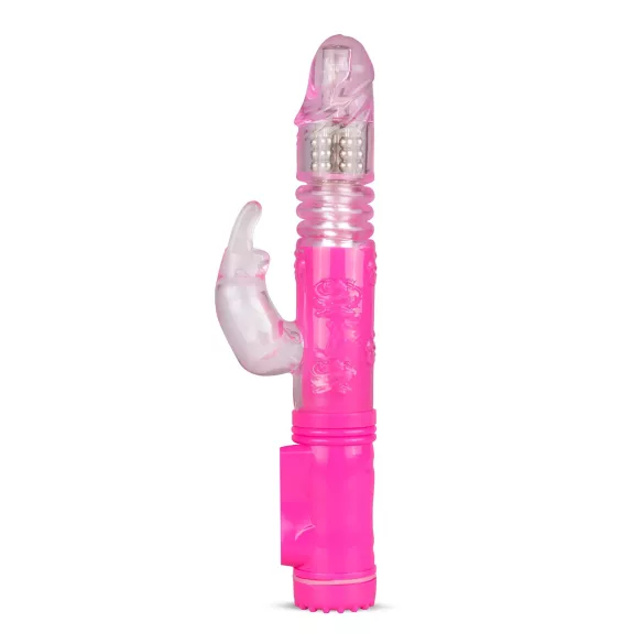 EasyToys Bunny - stūmošais vibrators (rozā)