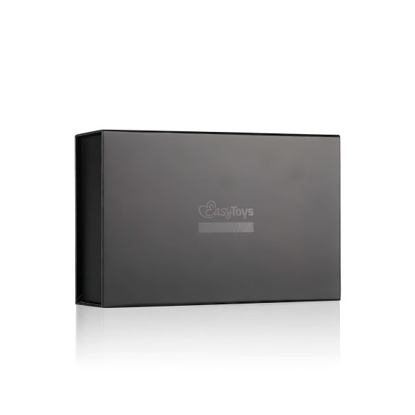 Easytoys - fetiša kaklasiksna un pavada (melna)