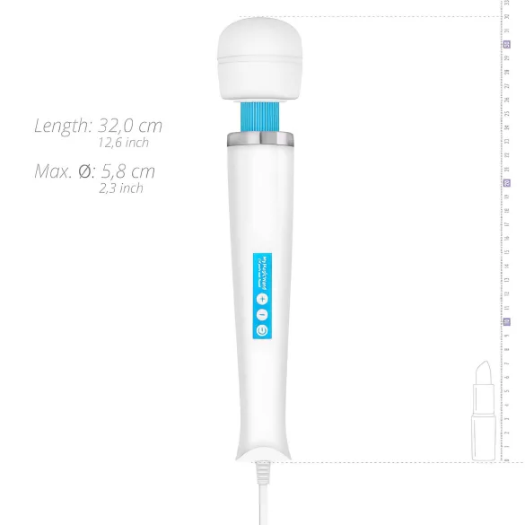 MyMagicWand - masāžas vibrators spēcīgs balts-zils