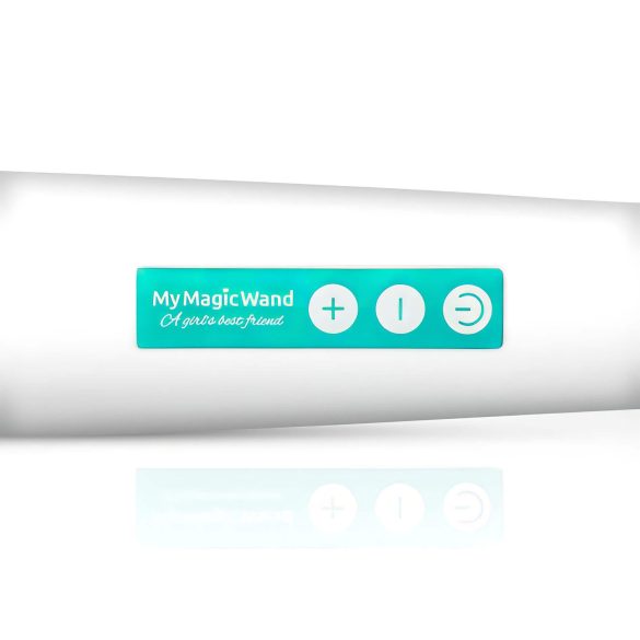 MyMagicWand - spēcīgs masāžas vibrators balts-tirkīza