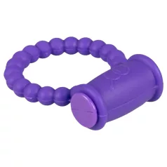 Easytoys - vibrējošais dzimumlocekļa gredzens (violets)