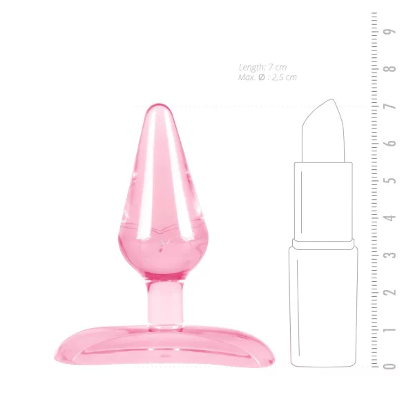 Easytoys The Assifier - mini anālais spraudnis (rozā)