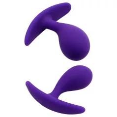   Rimba Copenhagen - anālo aizbāžņu komplekts (violets, 2 gab.)