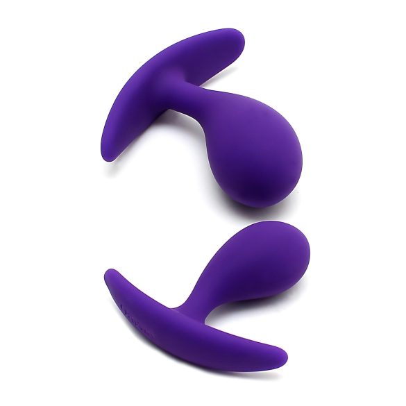 Rimba Kopenhāgenas - anālo aizbāžņu komplekts - violets (2 gab.)