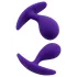 Rimba Copenhagen - anālo aizbāžņu komplekts (violets, 2 gab.)