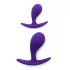 Rimba Copenhagen - anālo aizbāžņu komplekts (violets, 2 gab.)