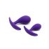 Rimba Kopenhāgenas - anālo aizbāžņu komplekts - violets (2 gab.)
