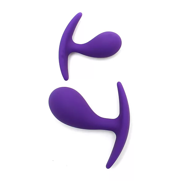 Rimba Copenhagen - anālo aizbāžņu komplekts (violets, 2 gab.)
