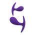 Rimba Kopenhāgenas - anālo aizbāžņu komplekts - violets (2 gab.)
