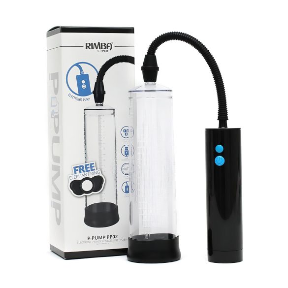 Rimba P-PP02 - automātiskā dzimumlocekļa pumpa (caurspīdīga)