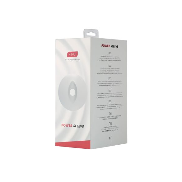 Kiiroo Titan Power - vīriešu masturbators uzgalis caurspīdīgs