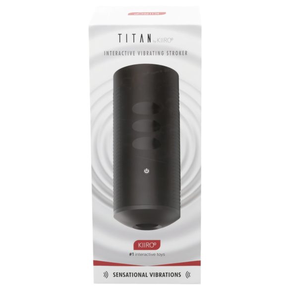Kiiroo Titan - interaktīvais masturbators melns