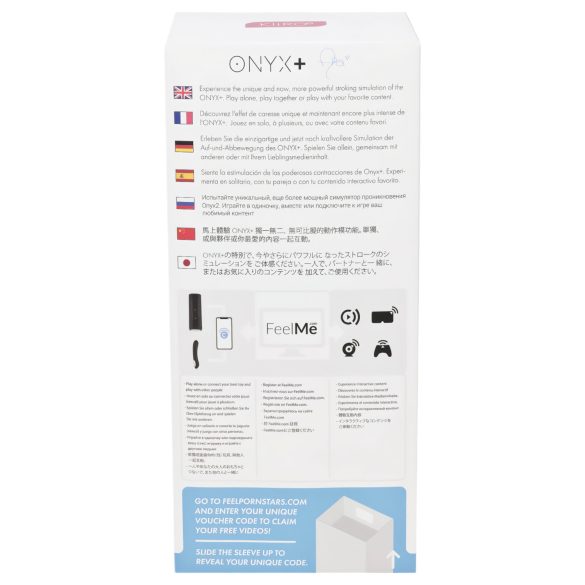 Kiiroo Onyx+ interaktīvais masturbators Asa Akira, melns