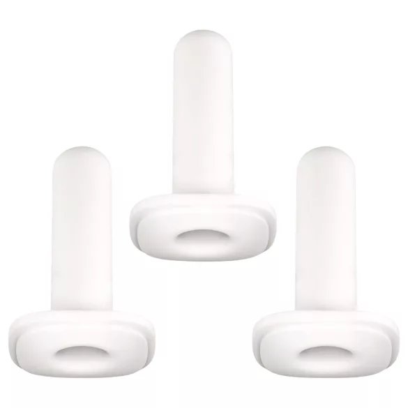 Kiiroo Onyx masturbators piedurkne komplekts 3 gabali balta