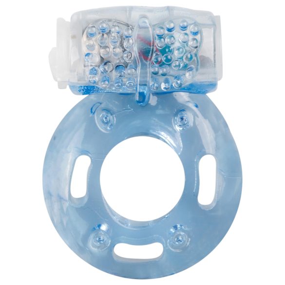 Easytoys - vibrējošais dzimumlocekļa gredzens (zilā krāsā)