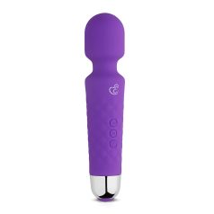 EasyToys mini wand masāžas vibrators uzlādējams violets